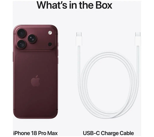 Apple iPhone 18 Pro  5G - Dual Sim Unlock,