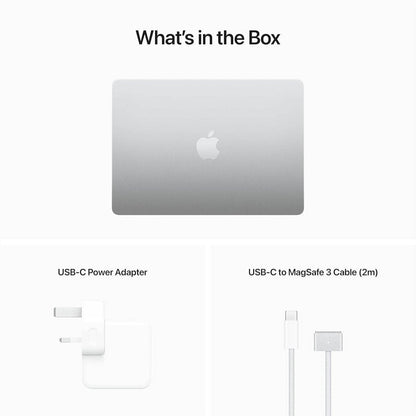 Apple MacBook Air 13-inch (M2 Chip) – 512GB SSD, 8GB RAM, Liquid Retina (Silver)