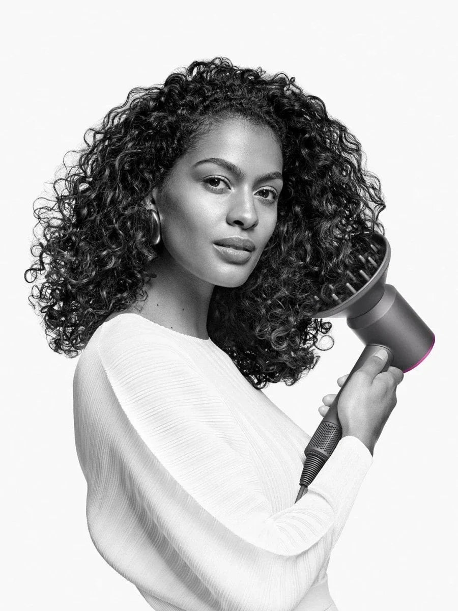 Dyson Supersonic™ Hair Dryer (Fuchsia & Nickel) – Intelligent Heat Control, Fast Drying, 5 Attachments