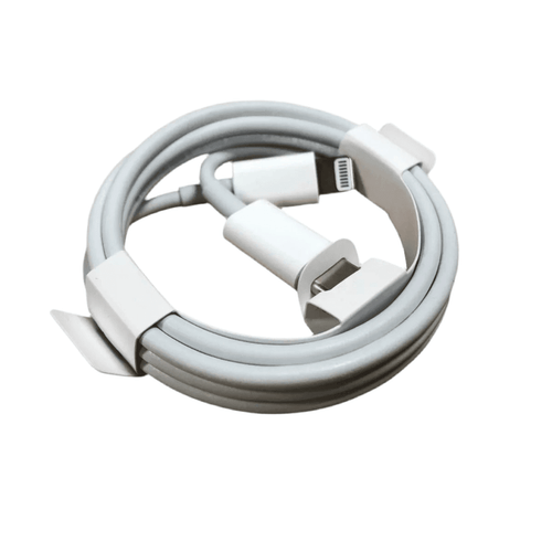 Genuine Apple USB-C to Lightning Cable – 1m (3.3ft) – OEM Fast Charge Cord for iPhone 11-14 Pro Max, iPad, and AirPods (White)