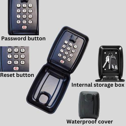 Key Safe Lock Box ,Weatherproof ,Secure Your Spare Keys Effortlessly ,