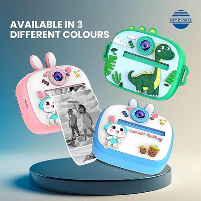Kids Instant Print Camera with 1080P Video & Print Paper - Digital Camera for Children