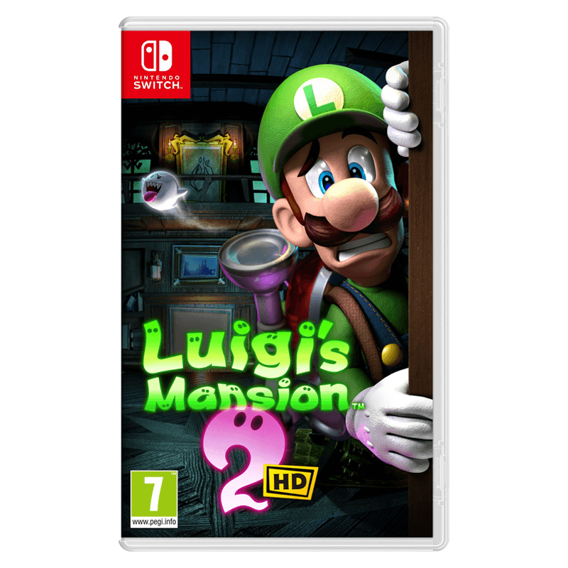 Luigi's Mansion 2 HD (Nintendo Switch) – Visually Enhanced Ghost-Hunting Adventure (UK Version)