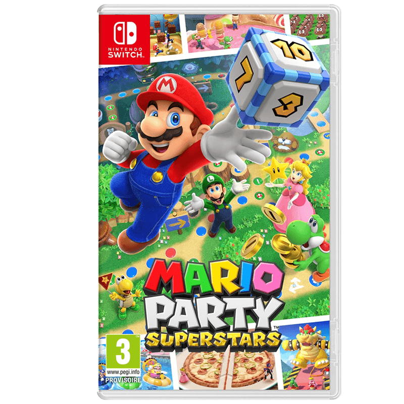 Mario Party Superstars (Nintendo Switch) – 5 Classic Boards, 100 Minigames (French Box / Plays in English)