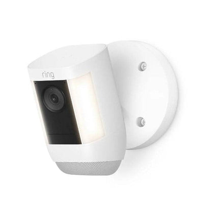 Protective Silicone Skin for Ring Spotlight Cam Battery – Weather Resistant Cover, Anti-Scratch Case (White)
