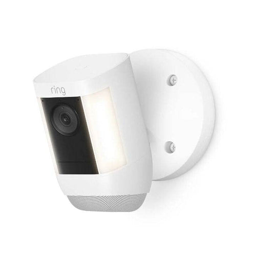 Protective Silicone Skin for Ring Spotlight Cam Battery – Weather Resistant Cover, Anti-Scratch Case (White)