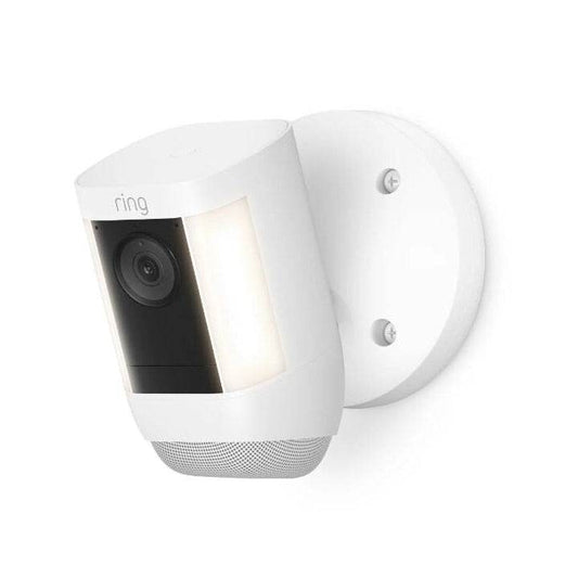 Protective Silicone Skin for Ring Spotlight Cam Battery – Weather Resistant Cover, Anti-Scratch Case (White)