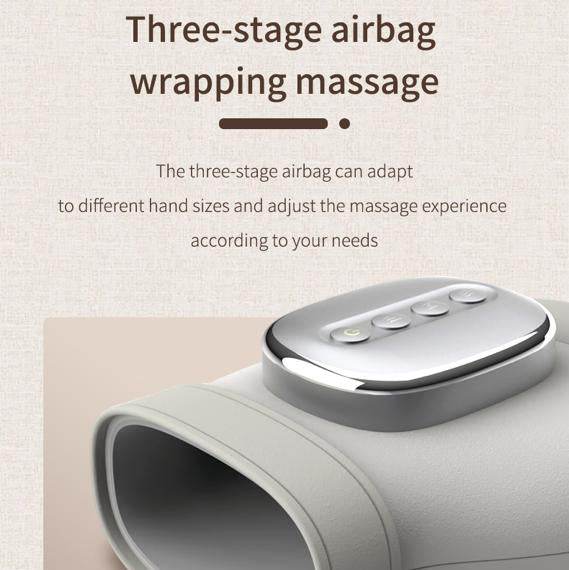 Smart Hand Massager with Heat – Airbag Compression,