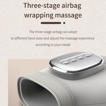 Smart Hand Massager with Heat – Airbag Compression,