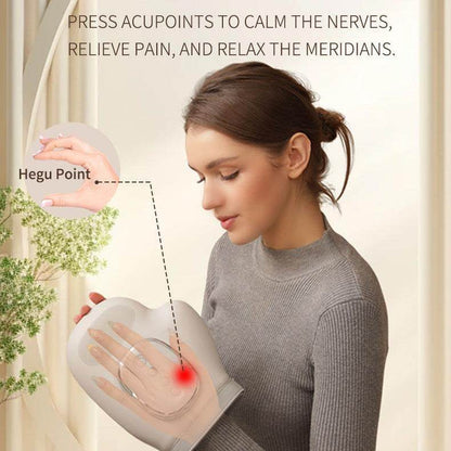 Smart Hand Massager with Heat – Airbag Compression,