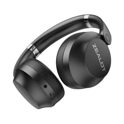 Zealot B38 Headset – Wireless Bluetooth Headphones, Active Noise Cancellation, Thumping Bass, Over-Ear Comfort (Black)