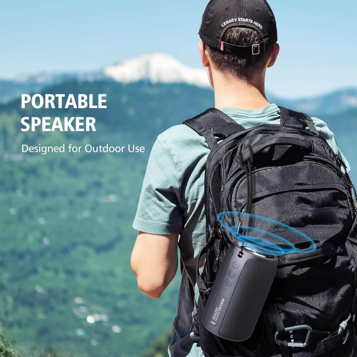 ZEALOT S32 Bluetooth Speaker – 10W Louder Sound, 3D Stereo, IPX5 Waterproof
