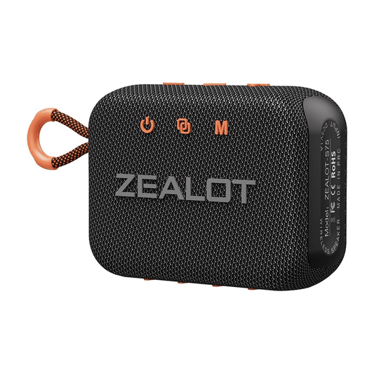 ZEALOT S75 Waterproof & Sandproof Beach Speaker – HiFi Stereo Sound, Rugged Outdoor Design