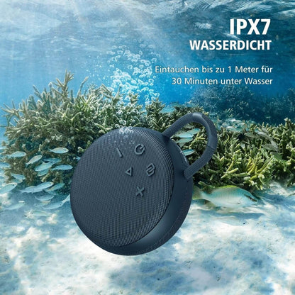 ZEALOT S77 Portable Bluetooth Speaker – IPX6 Waterproof, Wireless Shower Speaker with SD Card Support, Carabiner Clip, Bluetooth 5.0, 1800mAh Battery – Ideal for Pool, Hiking, Beach, Camping