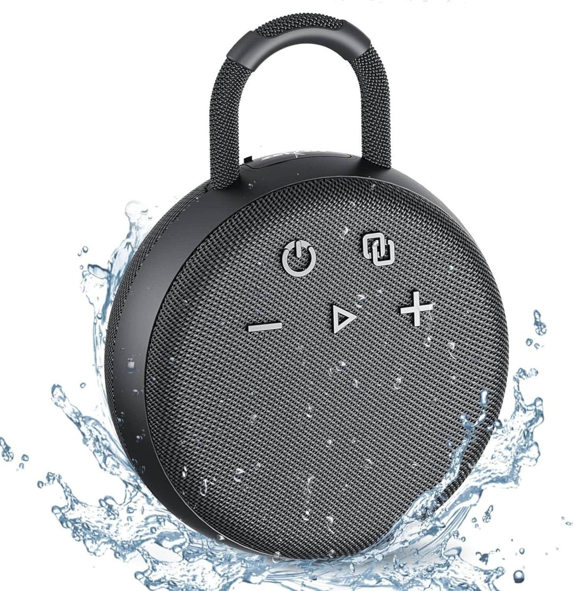 ZEALOT S77 Portable Bluetooth Speaker – IPX6 Waterproof, Wireless Shower Speaker with SD Card Support, Carabiner Clip, Bluetooth 5.0, 1800mAh Battery – Ideal for Pool, Hiking, Beach, Camping