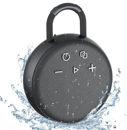 ZEALOT S77 Portable Bluetooth Speaker – IPX6 Waterproof, Wireless Shower Speaker with SD Card Support, Carabiner Clip, Bluetooth 5.0, 1800mAh Battery – Ideal for Pool, Hiking, Beach, Camping