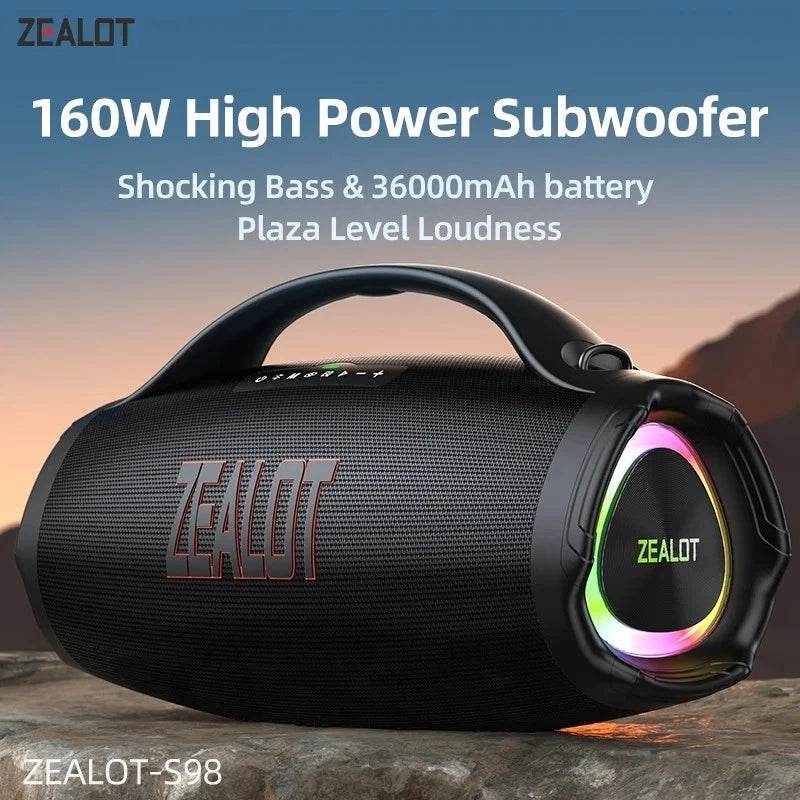 ZEALOT S98 Portable Party Speaker – 160W High Power,