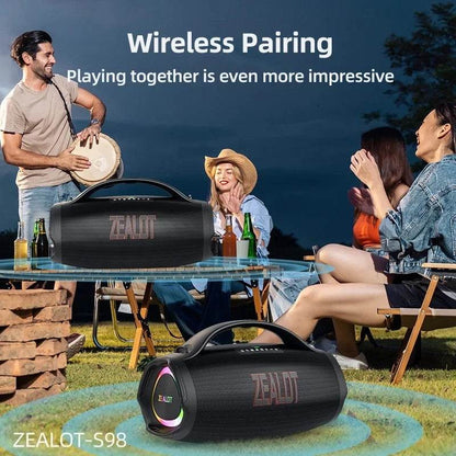 ZEALOT S98 Portable Party Speaker – 160W High Power,
